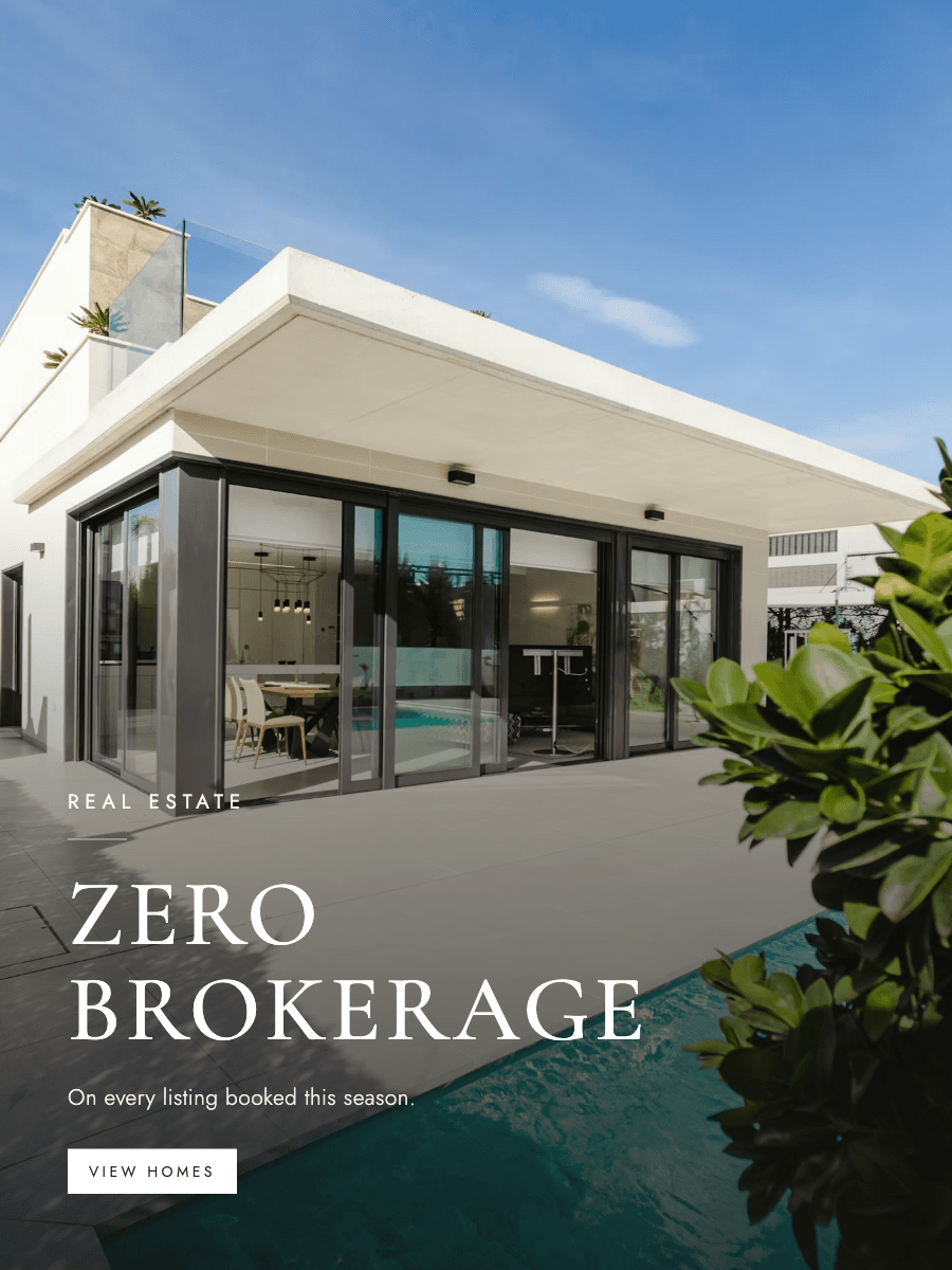 Real Estate — zero brokerage